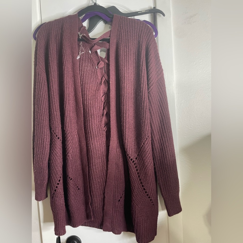 ⭐️ 6/$20 ⭐️ moral fiber acrylic cardigan xl
